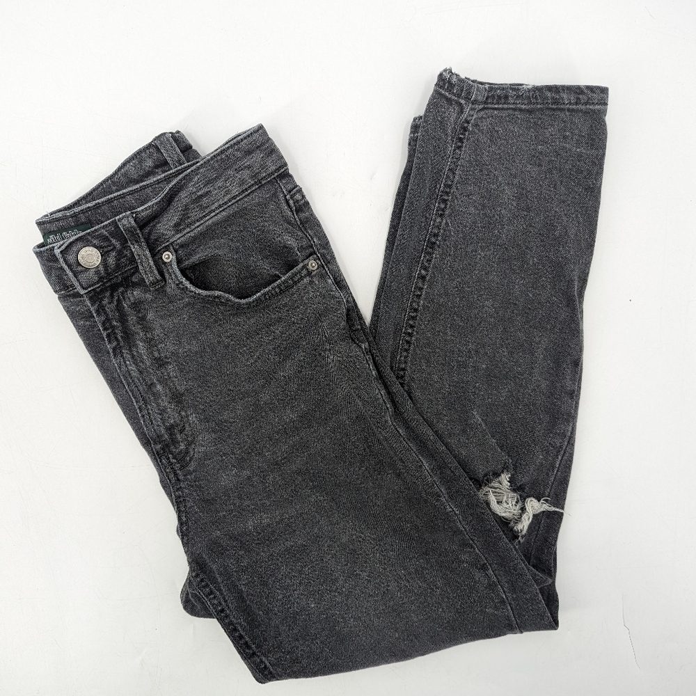 WILD FABLE Distressed Cropped Jeans